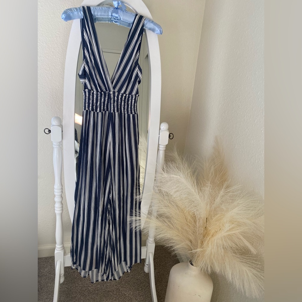 Striped Jumpsuit